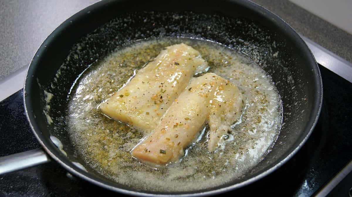 Garlic Butter Poached Pollock - Pacific Bay