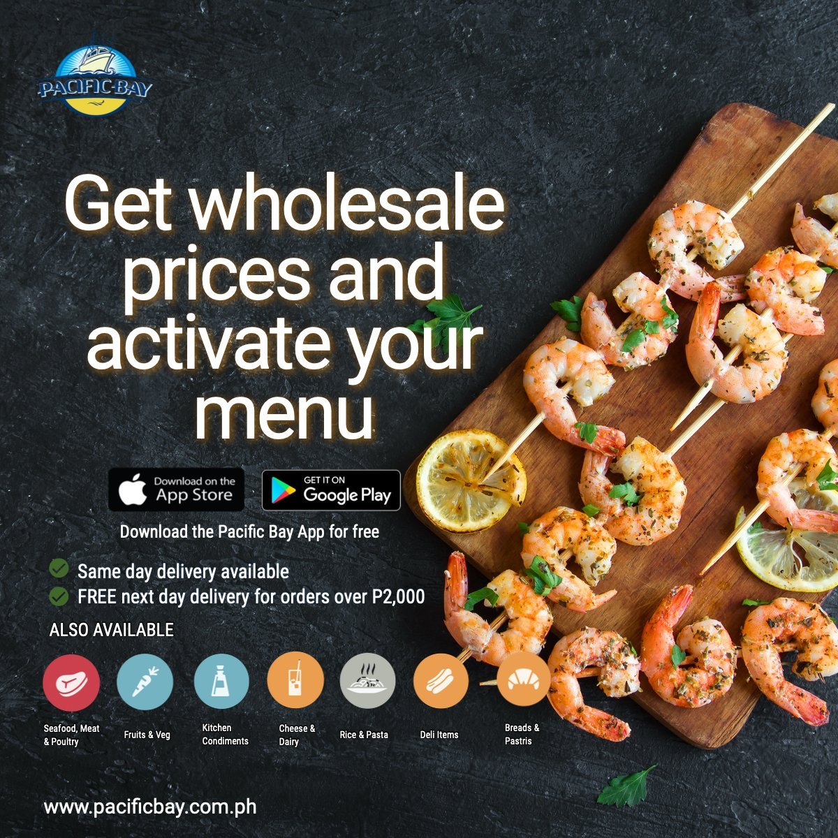 Get access to wholesale prices - Pacific Bay