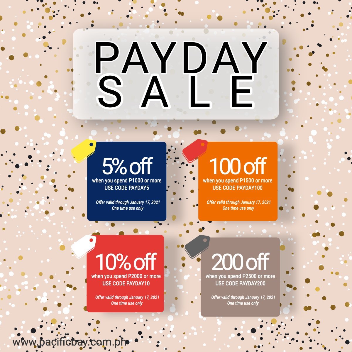 PAYDAY SALE - Pacific Bay