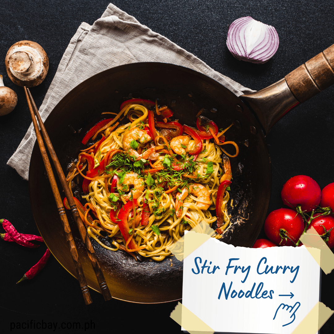 Stir fry curry noodles - Pacific Bay