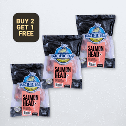 Buy 2 Pacific Bay Salmon Head packs get 1 FREE! - Pacific Bay