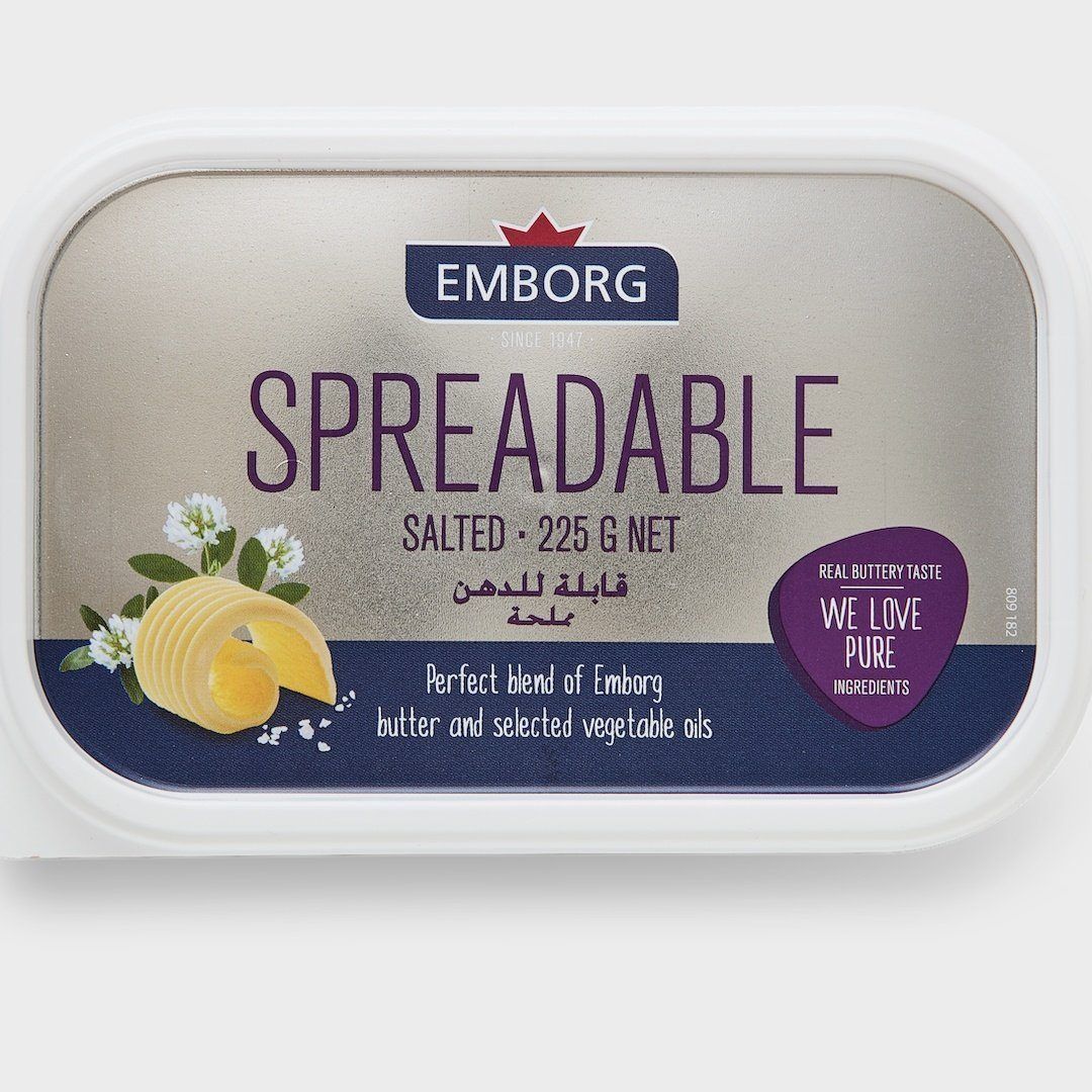 Spredable Butter Emborg Creamy Salted Spreadable Butter | Pacific Bay
