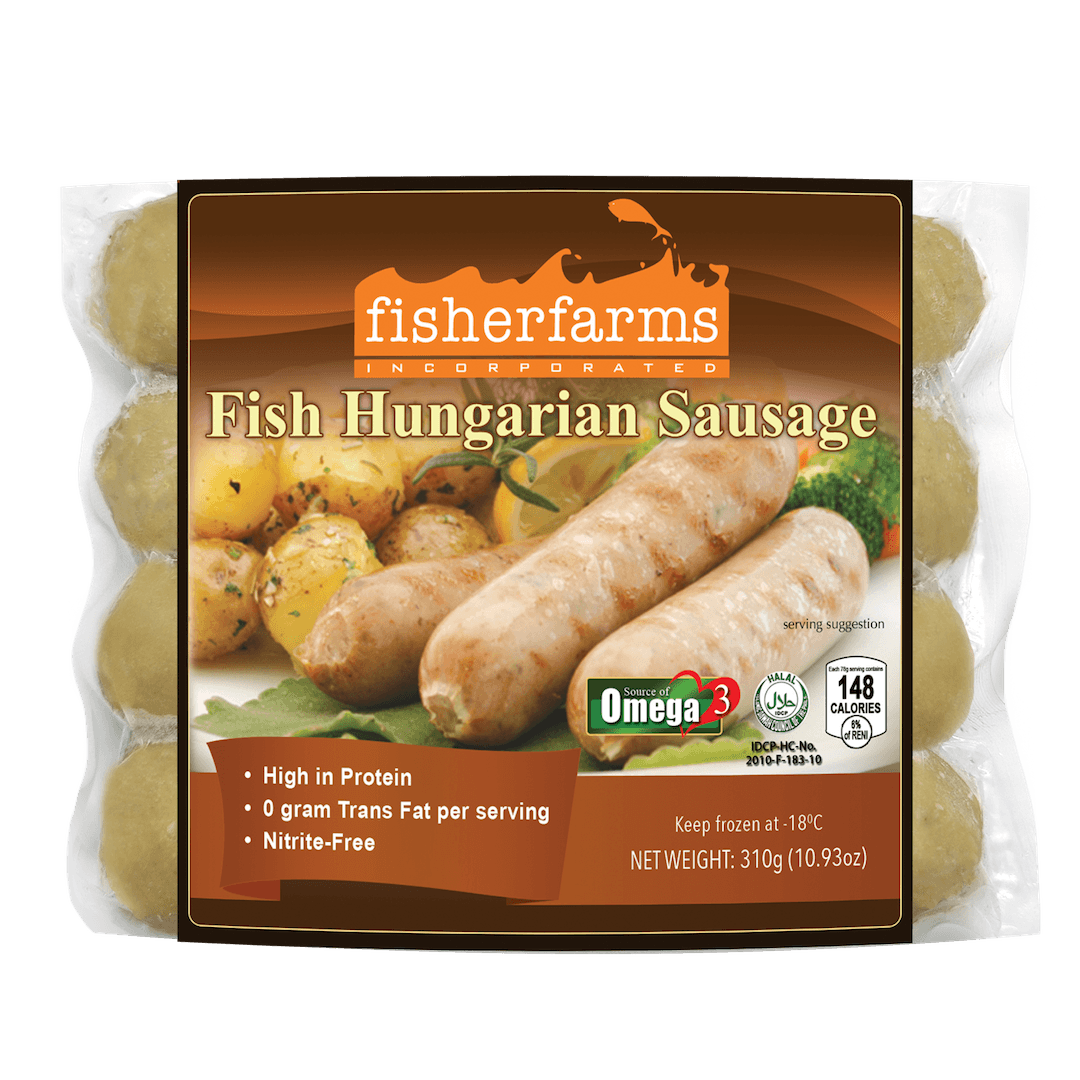 Fisher Farms Fish Hungarian Sausage Pacific Bay