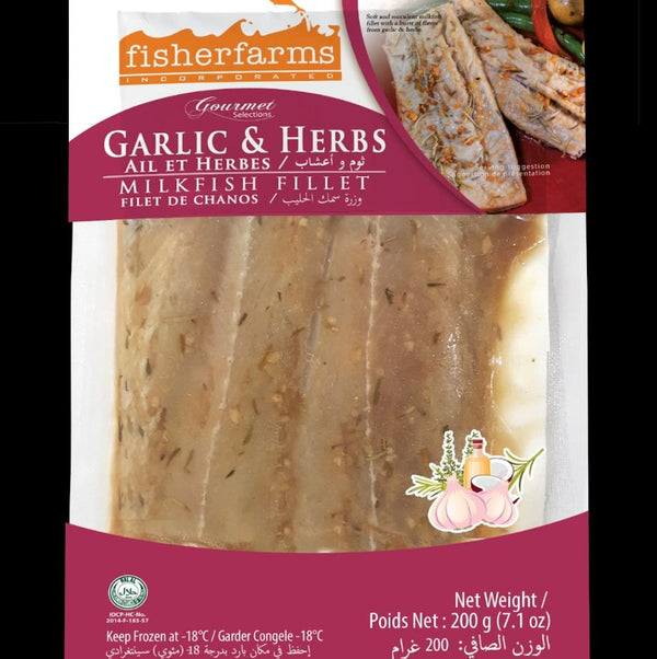 Garlic & Herb Milkfish Fillet - Pacific Bay
