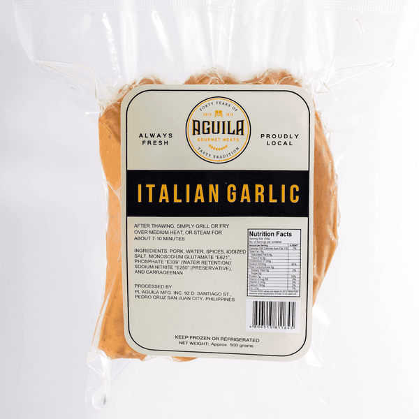 Italian Garlic Sausage - Pacific Bay
